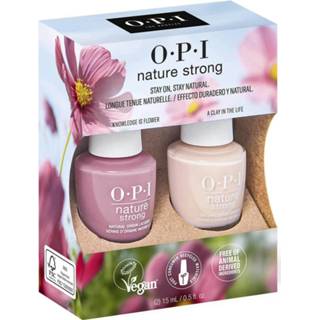 👉 Nagellak unisex OPI Nature Strong Natuurlijke Vegan Duo Pack - 4064665019575