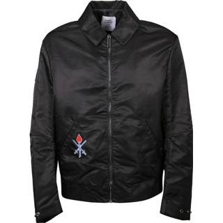 👉 Male zwart Logo Varsity Jacket