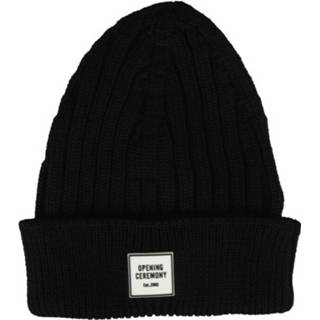 👉 Onesize male zwart Knitted HAT