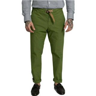 👉 Riem XL male groen Contrast Belt Straight Leg Trousers