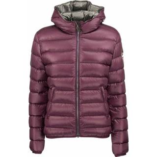 👉 Downjacket vrouwen paars Friendly - Short down jacket with hood