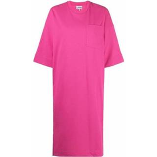 👉 Shirt vrouwen roze Relaxed T-Shirt Dress