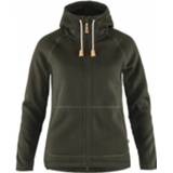 👉 Fjällräven - Women's Övik Fleece Hoodie - Fleecevest maat L, zwart