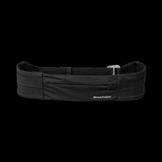 👉 Riem zwart One Size Nathan Adjustable Fit Zipster Black OSFM - Running Belt