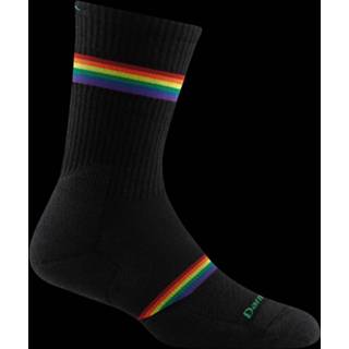 👉 Sock zwart vrouwen Darn Tough Prism Crew Lightweight Athletic Black Dames