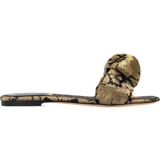 👉 Vrouwen geel Paisley slides