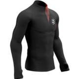 👉 S mannen Compressport Winter Trail Postural LS Top - Hardloopshirt Heren 7630102520187