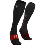 👉 Compressport Full Socks Recovery Compressiesokken Black-Red