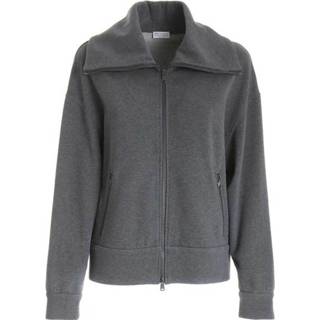 👉 M vrouwen grijs Cardigan