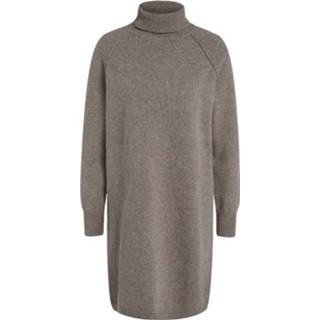 👉 Tricotjurk vrouwen grijs 74261 tricot jurk raglan mouw