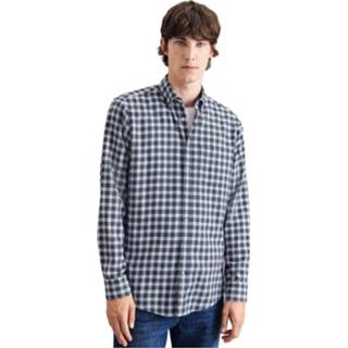 👉 Casual shirt XL male grijs Regular