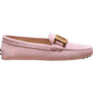 👉 Moccasins vrouwen roze Mocassins en cuir naturel avec mors 1633029097288