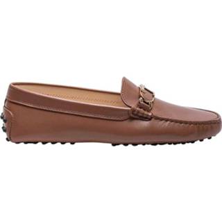 👉 Moccasins vrouwen bruin Gommini - Mocassins en cuir mate avec mors