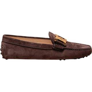 👉 Moccasins vrouwen bruin Gommini - Mocassins en cuir naturel avec mors