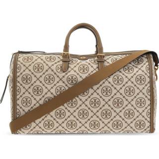 👉 Onesize vrouwen beige T Monogram Oversized holdall bag