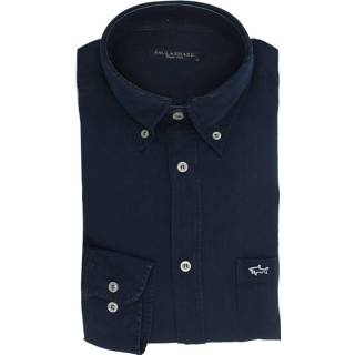 👉 Male blauw Camicia Cop3002