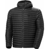 👉 Zwart synthetisch s mannen Helly Hansen - Sirdal Hooded Insulator Jacket jack maat S, 7040056096254