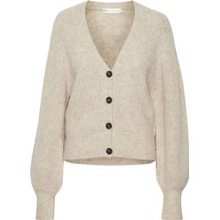 👉 L vrouwen beige Cardigan