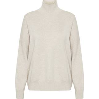 👉 Pullover XL vrouwen beige Turtleneck