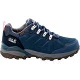 👉 Jack Wolfskin - Women's Refugio Texapore Low - Multisportschoenen maat 7,5, blauw
