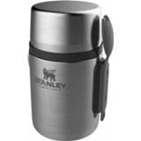 👉 Bewaarbak grijs zwart Stanley - Adventure Food Container Bewaarbakje maat 0,5 l, grijs/zwart 6939236348058