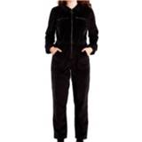 👉 DEDICATED - Women's Overall Hultsfred Corduroy - Jumpsuit maat XL, zwart