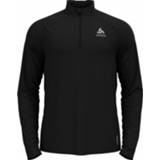 👉 Odlo - Midlayer 1/2 Zip Essential Ceramiwarm - Sportshirt maat XL, zwart