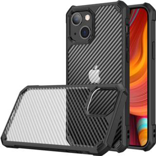 👉 Zwart carbon ShieldCase iPhone 13 Bumper Case (zwart) 8720626915725