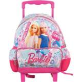 👉 Polyester kinderen barbie meisjes roze blauw trolleyrugzak 11,2 liter roze/blauw 5204549136991
