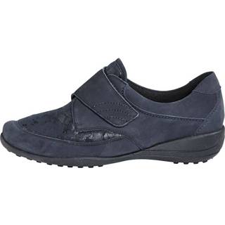 👉 Instappers blauw gepolsterde rand donkerblauw Instapper Waldläufer 4065447303738