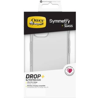 👉 Screenprotector transparant kunststof unisex OtterBox Symmetry Backcover + Alpha Glass voor de iPhone 13 - 840104284797