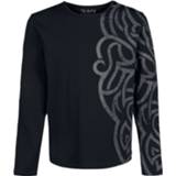 👉 Ornament zwart Black Premium by EMP Langarmshirt mit großem Longsleeve 4060587818302