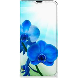 👉 Orchidee blauw IPhone 13 Pro Max Smart Cover - Cadeau voor je Moeder 8720632069160
