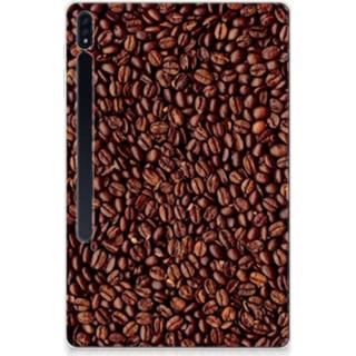 👉 Tablet cover Samsung Galaxy Tab S7 Plus Koffiebonen 8720632585219