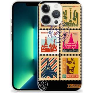 👉 Postzegel siliconen IPhone 13 Pro Max Back Cover Postzegels 8720632650269