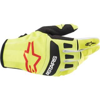 👉 Glove geel zwart l active Alpinestars Techstar Gloves Yellow Fluo Black 8059175881466