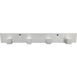 Kapstok wit hout male Decomode 4-haaks vierkant 8711216476245