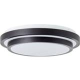 👉 Plafondlamp zwart male Brilliant Ontario LED 14W 4004353396830