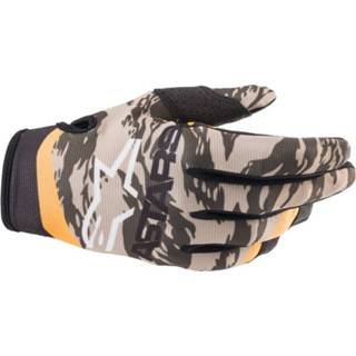 Glove s active Alpinestars Radar Gloves Military Sand Camo Tangerine 8059175899072