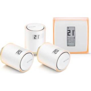 👉 Male Netatmo slimme thermostaatkit + 3 extra thermostaatkoppen 3700730503426