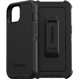 👉 Unisex zwart kunststof OtterBox Defender Rugged Backcover voor de iPhone 13 - 840104285824