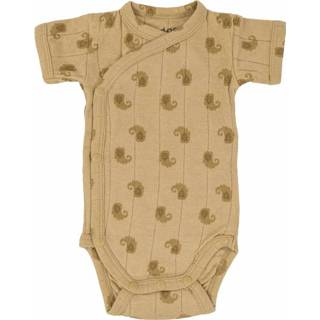 👉 Rompertje 62 active Lodger Romper Shortsleeve Flame Tribe - Sand, Maat: 8719033405578