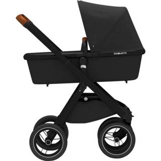 👉 Kinderwagen All-Terrain zwenkwielen voor zwart luchtbanden kinderen Dubatti One 2-in-1
