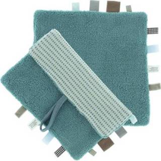 Knuffeldoek donkergroen active snoozebaby Knuffeldoekje Smokey Green 8719743856110 8719743849532