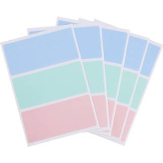 👉 Etiket pastel HEMA Etiketten 7.5x3.4 - 105 Stuks 8716618626793