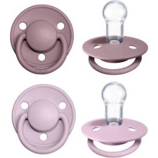 👉 Speen meisjes kleurrijk BIBS Fopspeen De Lux Dusky Lilac / Heather 0-36 mnd, 2 st. 5713795200658