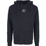👉 Hoodie zwart mannen m Black Premium by EMP - with Lacing Trui met capuchon 4064854217249