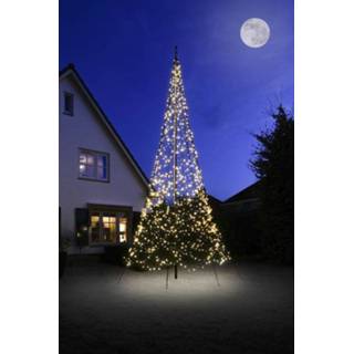 👉 Fairybell Vlaggenmast kerstboom - 1200 lampjes - Multicolor