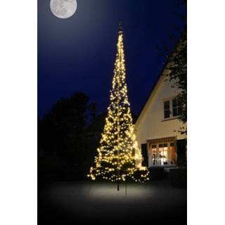 👉 Vlaggenmast wit warm Fairybell kerstboom - 900 lampjes 8718781474256