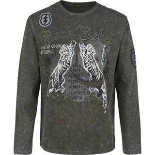 👉 Shirt zwart mannen m Rock Rebel by EMP - met lange mouwen 4064854209879